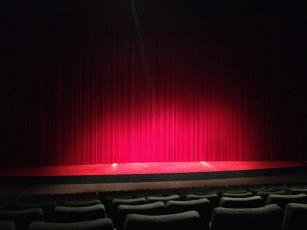 theater red curtain